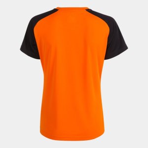 JOMA ACADEMY IV SHORT SLEEVE T-SHIRT ORANGE BLACK