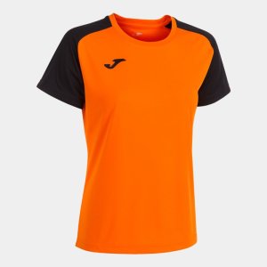 JOMA ACADEMY IV SHORT SLEEVE T-SHIRT ORANGE BLACK