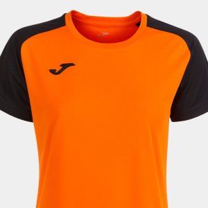 JOMA ACADEMY IV SHORT SLEEVE T-SHIRT ORANGE BLACK