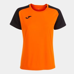 JOMA ACADEMY IV SHORT SLEEVE T-SHIRT ORANGE BLACK
