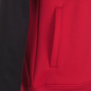 JOMA HOODED JACKET WOMAN ACADEMY IV RED BLACK