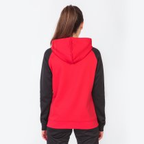 JOMA HOODED JACKET WOMAN ACADEMY IV RED BLACK