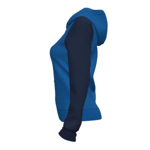 JOMA HOODED JACKET WOMAN ACADEMY IV ROYAL BLUE NAVY BLUE