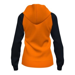 JOMA HOODED JACKET WOMAN ACADEMY IV ORANGE BLACK