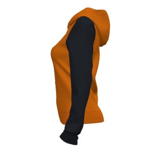 JOMA HOODED JACKET WOMAN ACADEMY IV ORANGE BLACK