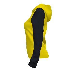 JOMA HOODED JACKET WOMAN ACADEMY IV YELLOW BLACK