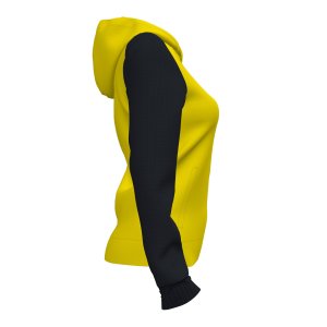 JOMA HOODED JACKET WOMAN ACADEMY IV YELLOW BLACK