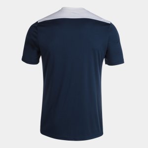 JOMA CHAMPIONSHIP VI SHORT SLEEVE T-SHIRT NAVY WHITE