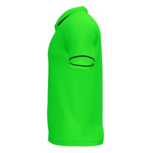 JOMA CHAMPIONSHIP VI SHORT SLEEVE POLO FLUOR GREEN BLACK