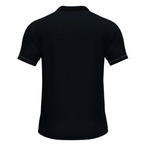 JOMA CHAMPIONSHIP VI SHORT SLEEVE POLO BLACK ANTHRACITE