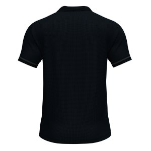 JOMA CHAMPIONSHIP VI SHORT SLEEVE POLO BLACK ANTHRACITE
