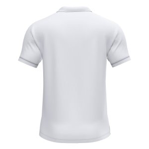 JOMA CHAMPIONSHIP VI SHORT SLEEVE POLO WHITE GRAY