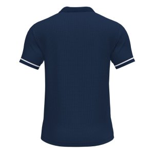 JOMA CHAMPIONSHIP VI SHORT SLEEVE POLO NAVY WHITE