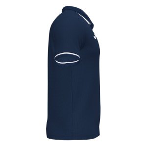 JOMA CHAMPIONSHIP VI SHORT SLEEVE POLO NAVY WHITE