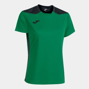 JOMA CHAMPIONSHIP VI SHORT SLEEVE T-SHIRT GREEN BLACK