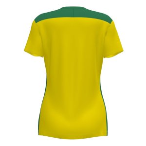 JOMA CHAMPIONSHIP VI SHORT SLEEVE T-SHIRT YELLOW GREEN