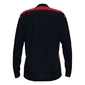 JOMA CHAMPIONSHIP VI FULL ZIP SWEATSHIRT BLACK RED