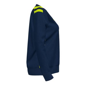 JOMA CHAMPIONSHIP VI FULL ZIP SWEATSHIRT NAVY FLUOR YELLOW