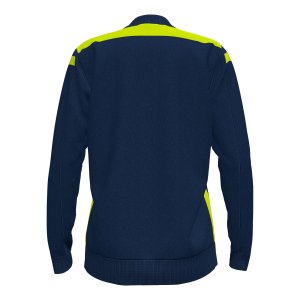 JOMA CHAMPIONSHIP VI FULL ZIP SWEATSHIRT NAVY FLUOR YELLOW
