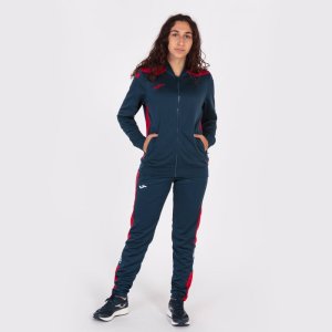 JOMA CHAMPIONSHIP VI FULL ZIP SWEATSHIRT NAVY RED