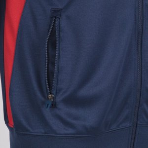 JOMA CHAMPIONSHIP VI FULL ZIP SWEATSHIRT NAVY RED