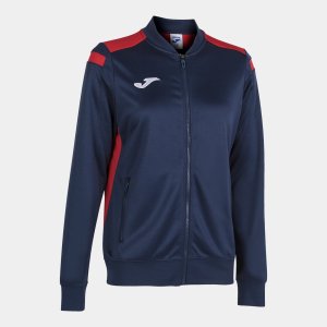 JOMA CHAMPIONSHIP VI FULL ZIP SWEATSHIRT NAVY RED