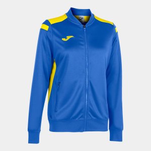 JOMA CHAMPIONSHIP VI FULL ZIP SWEATSHIRT ROYAL YELLOW