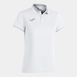 JOMA CHAMPIONSHIP VI SHORT SLEEVE POLO WHITE GRAY