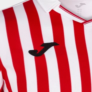 JOMA COPA II SHORT SLEEVE T-SHIRT WHITE RED