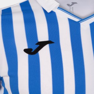 JOMA COPA II SHORT SLEEVE T-SHIRT WHITE ROYAL