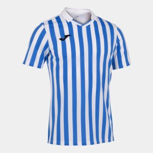 JOMA COPA II SHORT SLEEVE T-SHIRT WHITE ROYAL