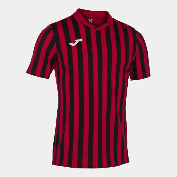 JOMA COPA II SHORT SLEEVE T-SHIRT RED BLACK