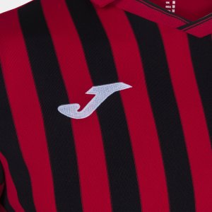 JOMA COPA II SHORT SLEEVE T-SHIRT RED BLACK