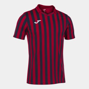 JOMA COPA II SHORT SLEEVE T-SHIRT RED NAVY