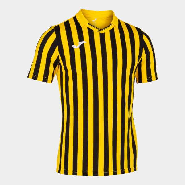 JOMA COPA II SHORT SLEEVE T-SHIRT YELLOW BLACK