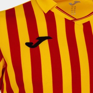 JOMA COPA II SHORT SLEEVE T-SHIRT YELLOW RED