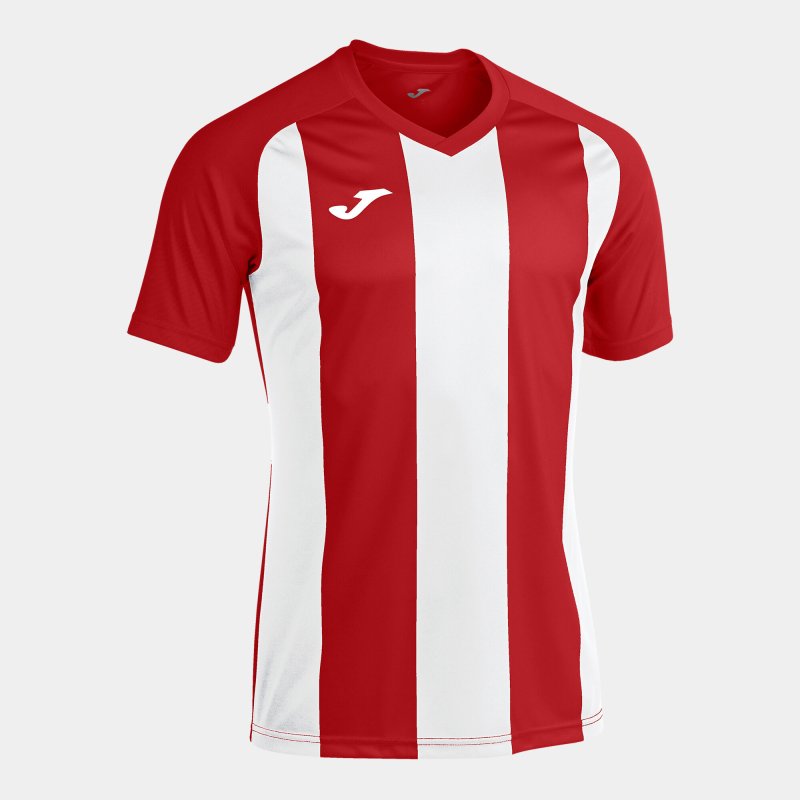JOMA PISA II SHORT SLEEVE T-SHIRT RED WHITE