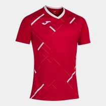 JOMA TIGER III SHORT SLEEVE T-SHIRT RED WHITE