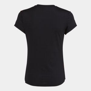 JOMA ELITE VIII SHORT SLEEVE T-SHIRT BLACK ORANGE