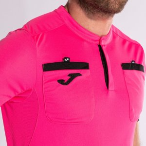 JOMA REFEREE SHORT SLEEVE T-SHIRT FLUOR PINK