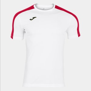 JOMA ACADEMY SHORT SLEEVE T-SHIRT WHITE RED
