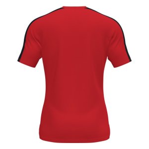 JOMA ACADEMY SHORT SLEEVE T-SHIRT RED BLACK