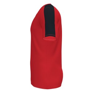 JOMA ACADEMY SHORT SLEEVE T-SHIRT RED BLACK