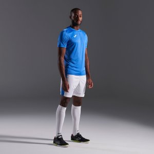 JOMA MAXI SHORT WHITE ROYAL