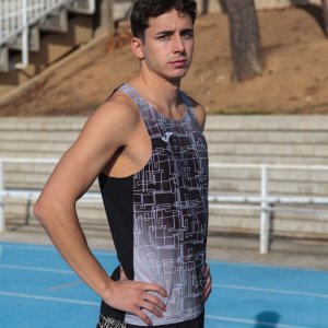 JOMA ELITE VIII TANK TOP BLACK
