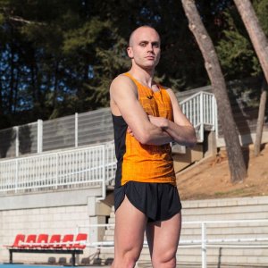 JOMA ELITE VIII TANK TOP BLACK ORANGE