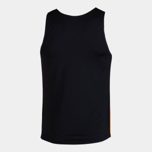 JOMA ELITE VIII TANK TOP BLACK ORANGE
