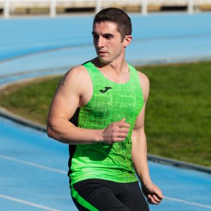 JOMA ELITE VIII TANK TOP BLACK FLUOR GREEN