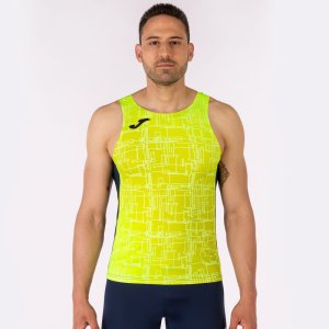 JOMA ELITE VIII TANK TOP NAVY FLUOR YELLOW