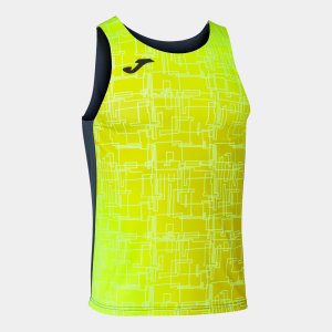 JOMA ELITE VIII TANK TOP NAVY FLUOR YELLOW